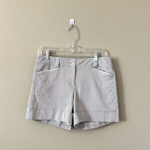 White House Black Market Striped Shorts